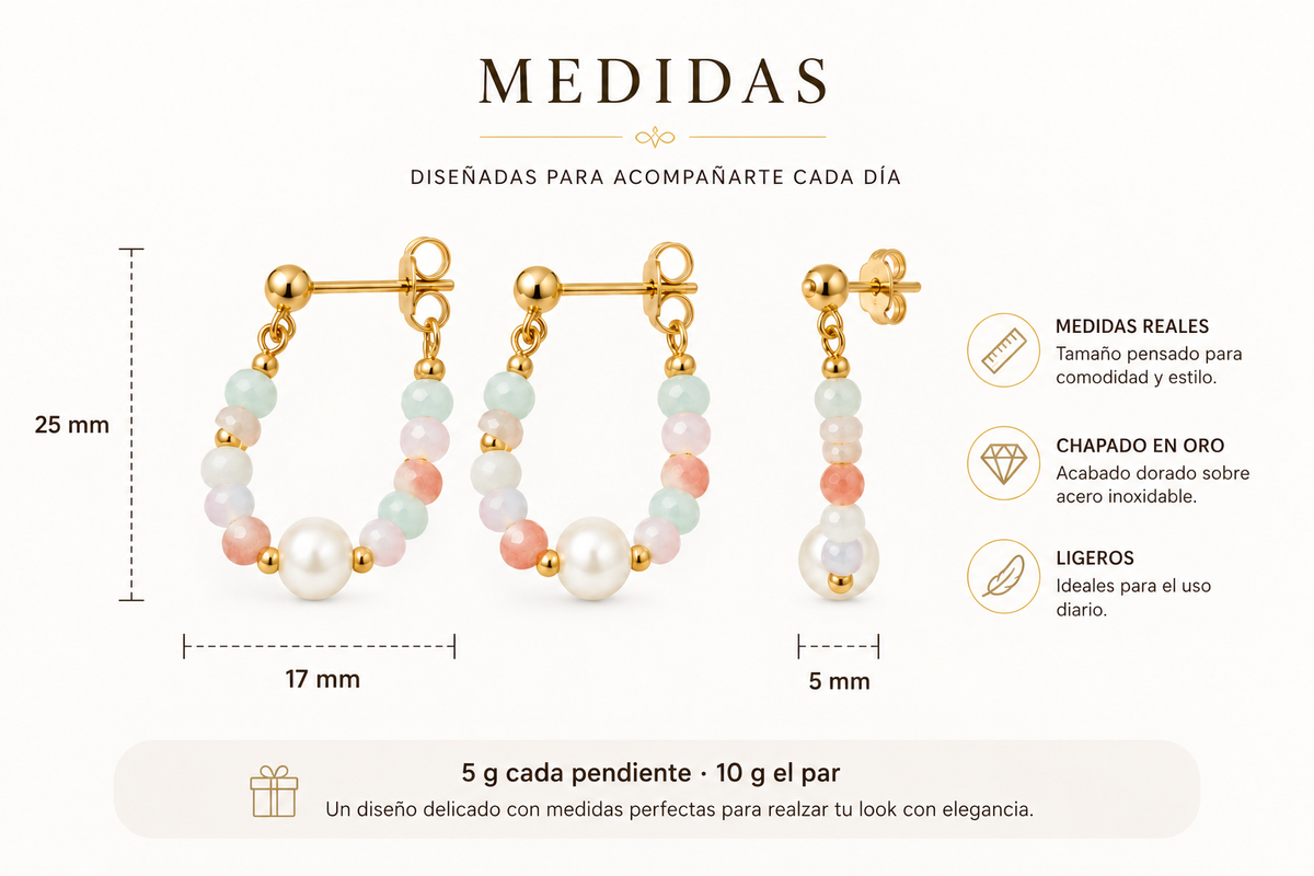 Pendientes Perla