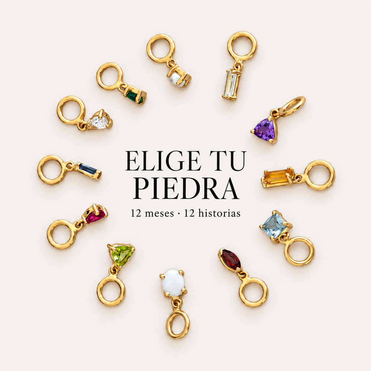 Charms Piedra del Mes