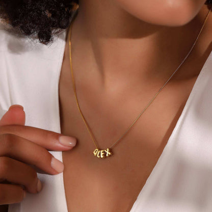 Charms Iniciales chapados en oro