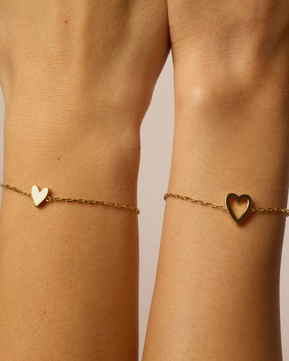 Conjunto Pulseras Corazón