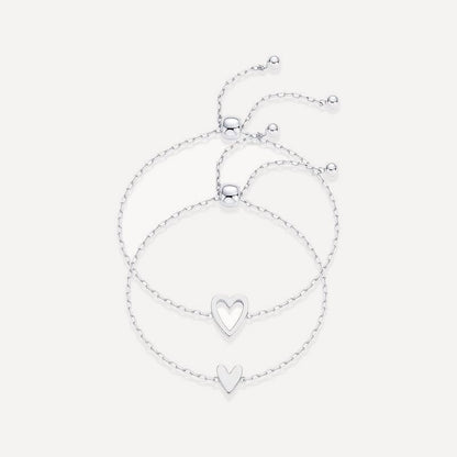 Conjunto Pulseras Corazón