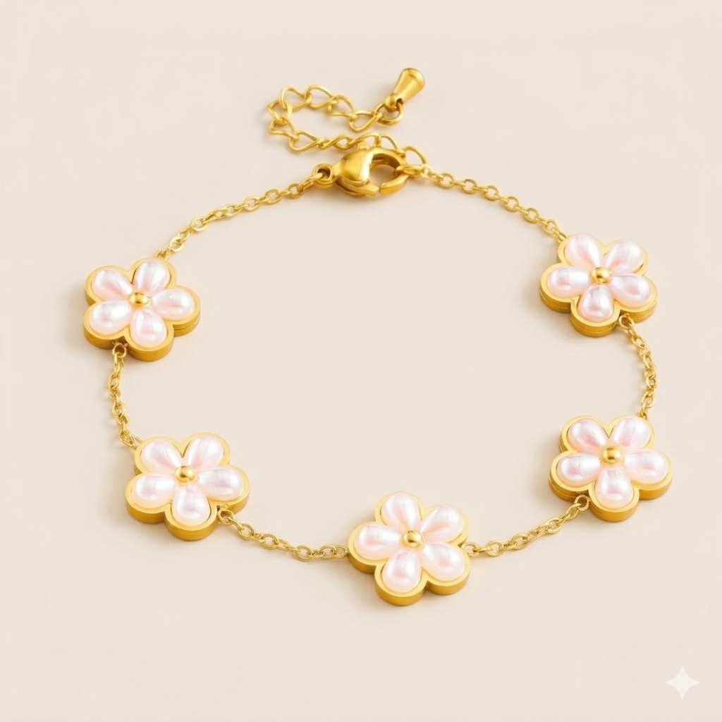 Pulsera diseño en Flor