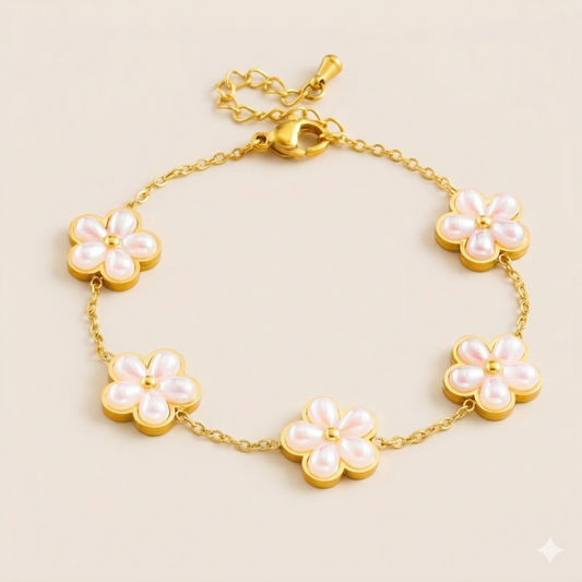 Pulsera diseño en Flor